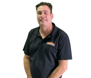 Male Employee with dark brown hair in a SERVPRO shirt 